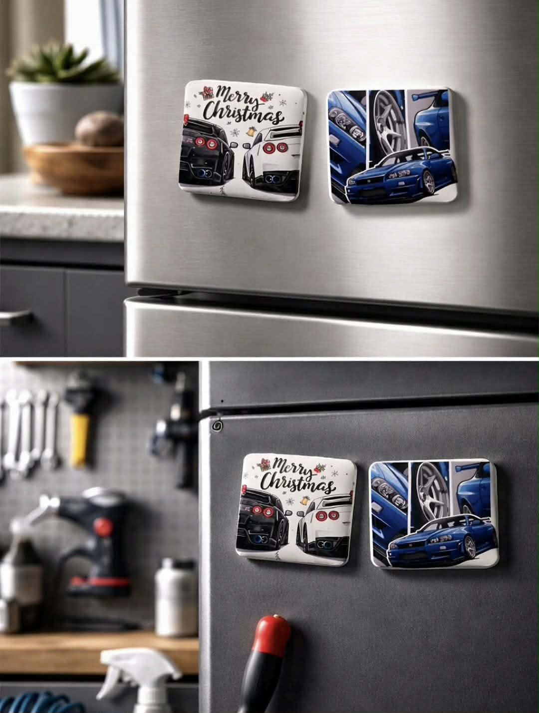 Personalized Foto/Design Magnete 3er Set