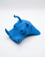 Blauer Dämon Handyhalter – 3D Druck Tischständer | Nitroera